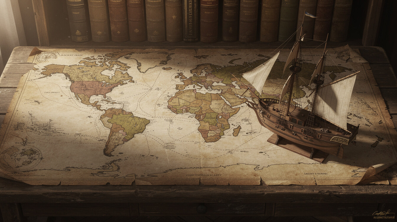 historical map illustration