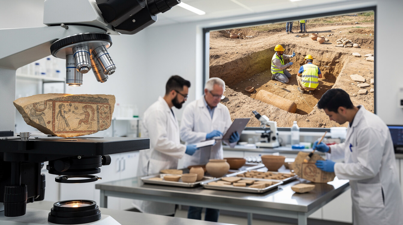 team of scientists in lab